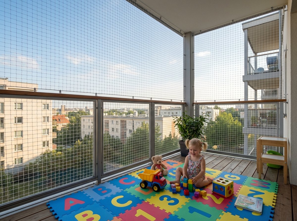Kids Safety Nets for Balconies and Windows